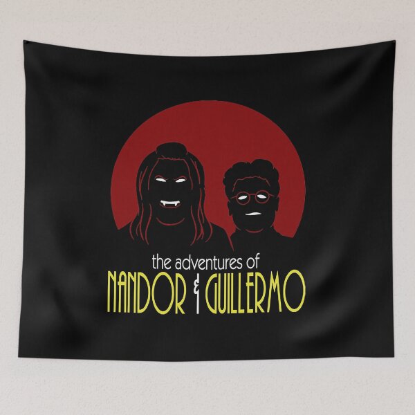Item preview, What We Do In The Shadows Nandor Guillermo Retro Silhouette designed and sold by Mackk269.