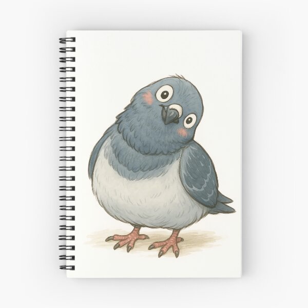 Item preview, Cute Chubby Curious Pigeon designed and sold by EmmaYu-Z.