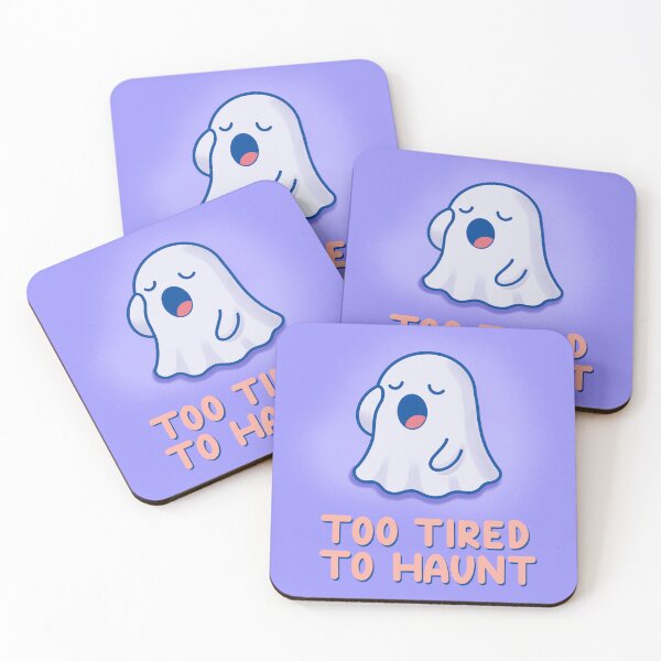 Item preview, Too Tired To Haunt- Cute Sleepy Ghost (Purple) designed and sold by Nospirations.