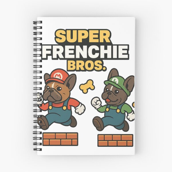 Item preview, Super Frenchie Bros. – Bulldog & Pup Gaming Adventure designed and sold by Herundros.