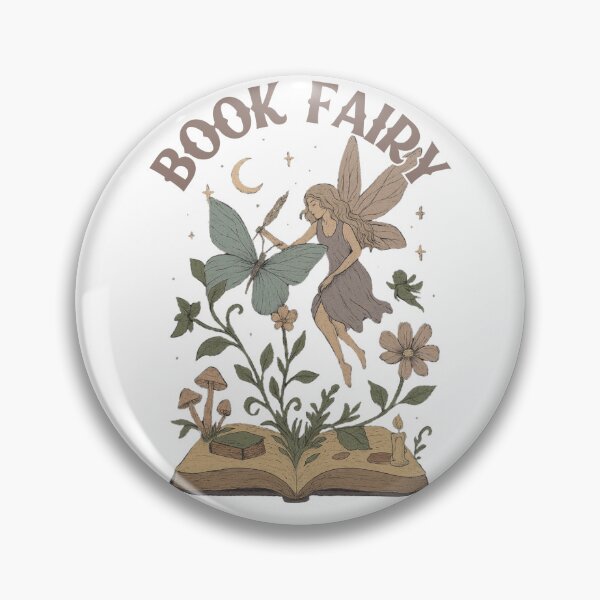 Item preview, Whimsical Book Fairy Soft Goth Design designed and sold by CottonandQuill.