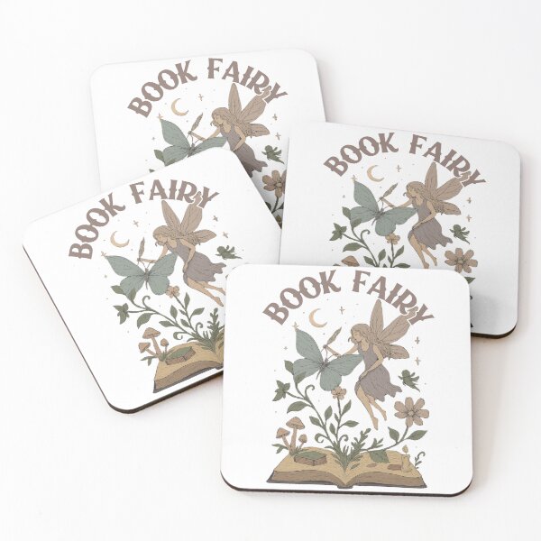 Item preview, Whimsical Book Fairy Soft Goth Design designed and sold by CottonandQuill.