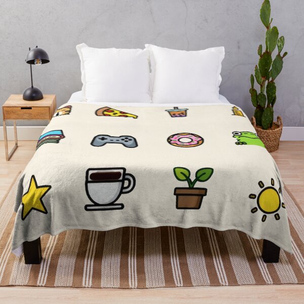Item preview, Extra Small Cute Aesthetic Icons – Cat, Pizza, Boba Bubble Tea, Frog and More designed and sold by Ombrya.