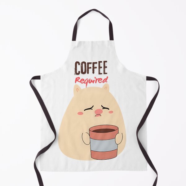 Item preview, Coffee Required – Cute Tired Doodle Character Design designed and sold by LOLmoods.