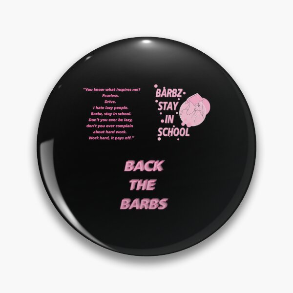 Item preview, Pink Classic Flag Barbz Logo Meme designed and sold by CloudyPriceSt.