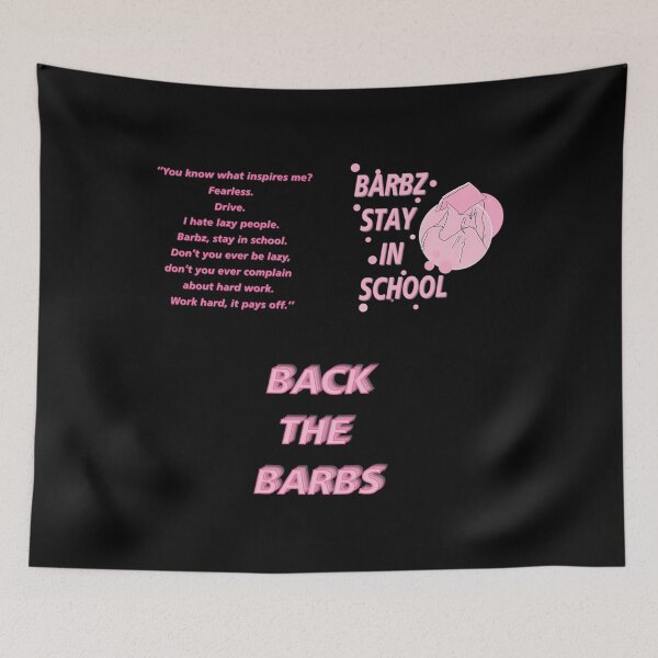 Item preview, Pink Classic Flag Barbz Logo Meme designed and sold by CloudyPriceSt.