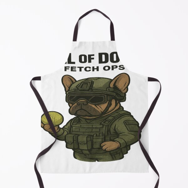 Item preview, Call of Doggo: Fetch Ops – Military Bulldog Parody designed and sold by Herundros.