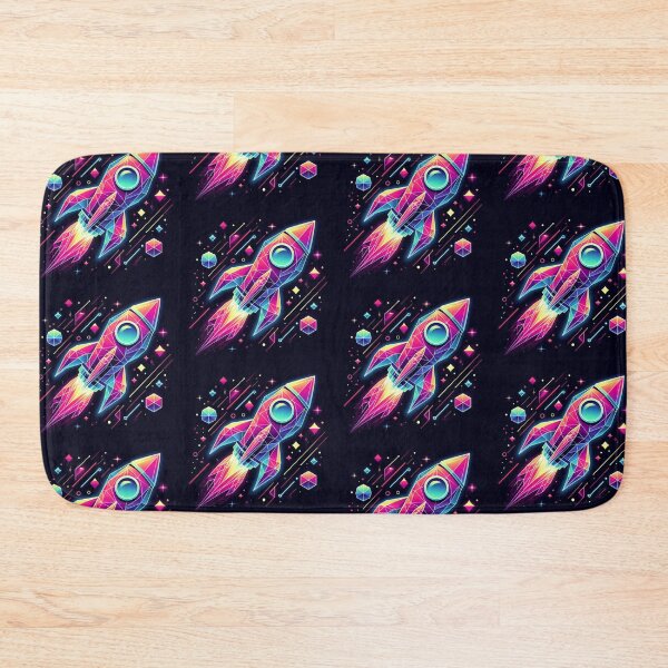 Item preview, Colorful geometric rocket  designed and sold by Dogandesighn.