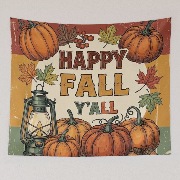 Item preview, Festive Autumn Pumpkins and Lantern Design designed and sold by Iuqiune.