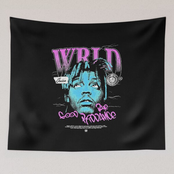 Item preview, Juice WRLD Neon Portrait Graffiti Text Retro Aesthetic designed and sold by dragonmaid269.