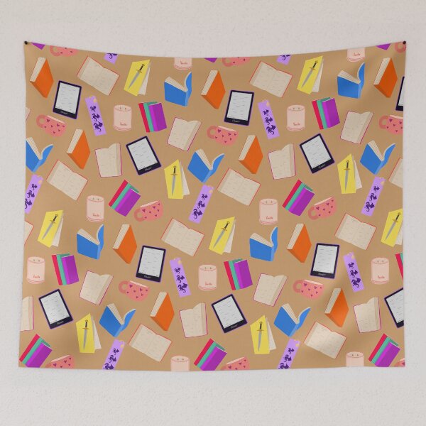 Item preview, Mustard Bookish Books Mug Ereader candle designed and sold by Lozzie Eliza Designs.