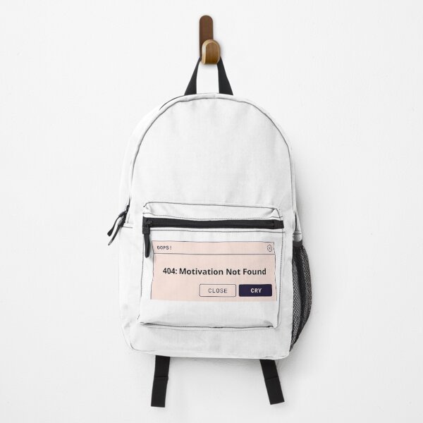 Item preview, 404 Motivation Not Found | Funny Error Message Design for Programmers, Students & Work Humor | Tech Support Gift designed and sold by Amalzaki.