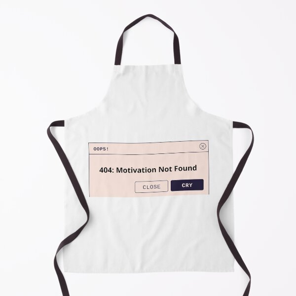 Item preview, 404 Motivation Not Found | Funny Error Message Design for Programmers, Students & Work Humor | Tech Support Gift designed and sold by Amalzaki.