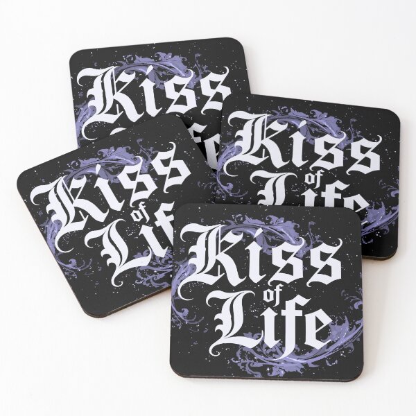Item preview, Kiss of Life Gothic Lettering – Dark Aesthetic Design designed and sold by VikArtStudio.