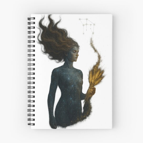 Item preview, Cosmic Virgo Starry Goddess Space Fantasy T-Shirt designed and sold by VandalMuse.