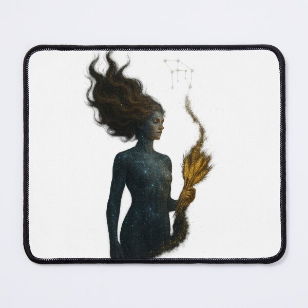 Item preview, Cosmic Virgo Starry Goddess Space Fantasy T-Shirt designed and sold by VandalMuse.