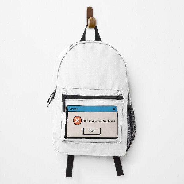 Item preview, 404 Motivation Not Found | Funny Error Message Design for Programmers, Students & Work Humor | Tech Support Gift designed and sold by Amalzaki.