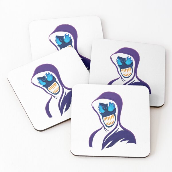 Item preview, Demonic Hooded Fiend – Blue Flame Eyes & Sharp Fangs designed and sold by karnlaunchlab.
