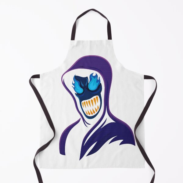 Item preview, Demonic Hooded Fiend – Blue Flame Eyes & Sharp Fangs designed and sold by karnlaunchlab.