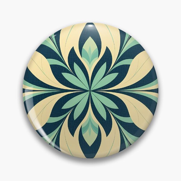 Item preview, Blue, Flowers & Leaves, Abstract Artistic Stylize, Symmetrical Repeated Texture Pattern (image size 8320x12480) designed and sold by Digital-Davinci.