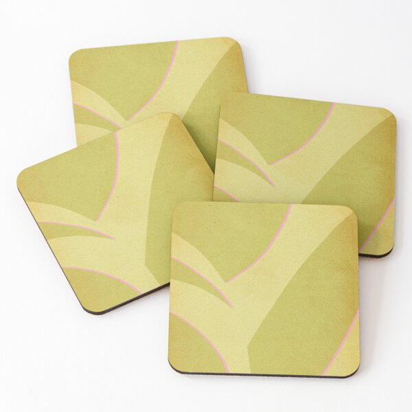 Item preview, Abstract green and pink pattern designed and sold by WhalesWay.