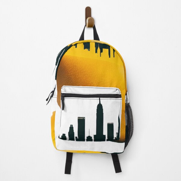 Item preview, Creative Fusion of Mango and Urban Skyline Silhouette Against Black Background designed and sold by KanDa-Shop.