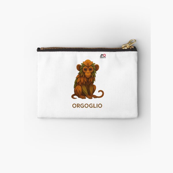 Item preview, IT: ORGOGLIO – Scimmia in Foglie (stile ricamo)  EN: ORGOGLIO – Leaf Monkey (embroidered style) designed and sold by M-Orgoglio.
