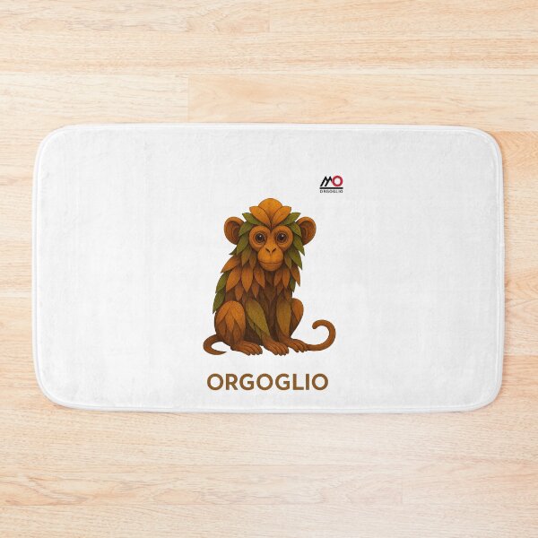 Item preview, IT: ORGOGLIO – Scimmia in Foglie (stile ricamo)  EN: ORGOGLIO – Leaf Monkey (embroidered style) designed and sold by M-Orgoglio.