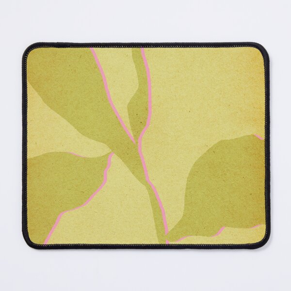 Item preview, Abstract green and pink botanical pattern designed and sold by WhalesWay.