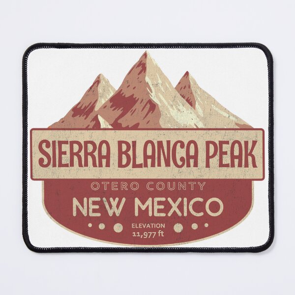Item preview, Sierra Blanca Peak, Otero County, New Mexico, Mountain Design designed and sold by Wanderful-roads.