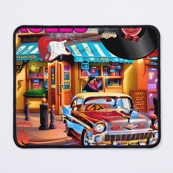 Item preview, Rock The Flamin Cowboy Rockabilly Rules designed and sold by JAMESCARAFELLI.