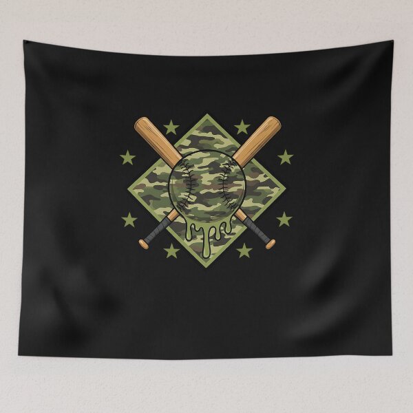 Item preview, Baseball Drip for Boys Ice Cream Dripping Boys Baseball Camo  designed and sold by facegm.