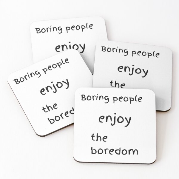 Item preview, Boring people designed and sold by Santy2023.