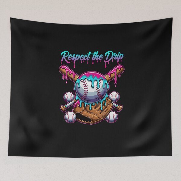 Item preview, Baseball Drip For Boys Ice Cream Respect The Drip Baseball designed and sold by facegm.