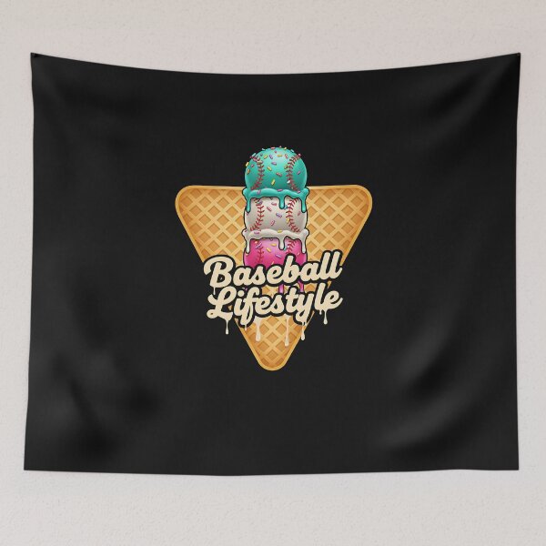 Item preview, Baseball Drip Icecream  designed and sold by facegm.