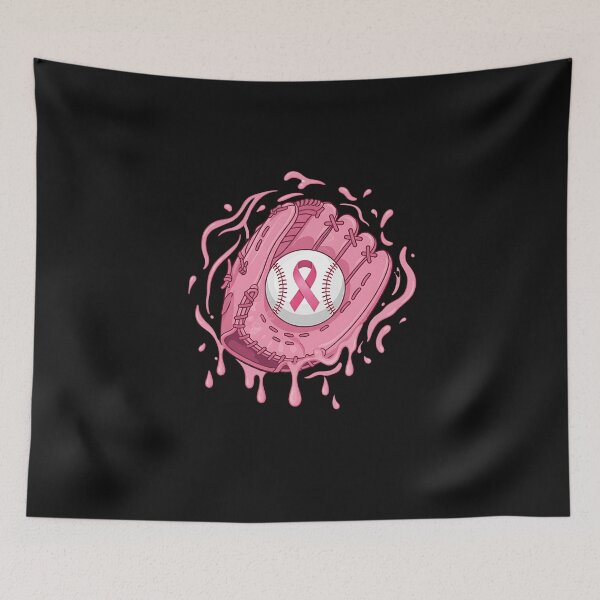 Item preview, Baseball Drip Pink Breast Cancer Awareness Support Men Women designed and sold by facegm.