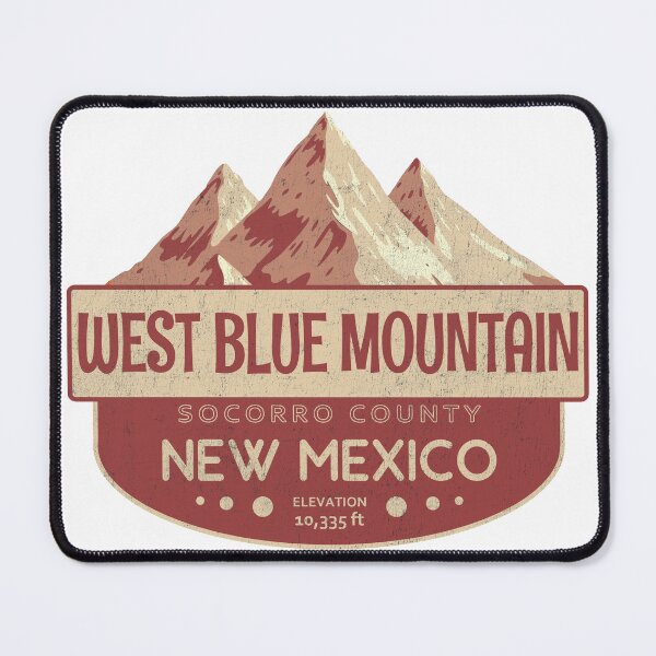 Item preview, West Blue Mountain, Socorro County, New Mexico, Mountain Design designed and sold by Wanderful-roads.