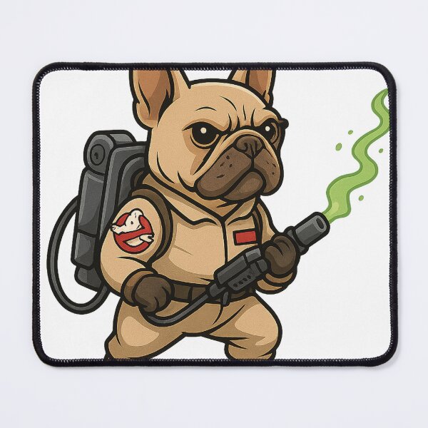 Item preview, Dogbusters – Bulldog Ghost Hunter designed and sold by Herundros.