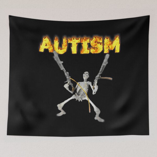 Item preview, Autism Skeleton - Oddly Specific Dank designed and sold by HOWELLHOUSE.