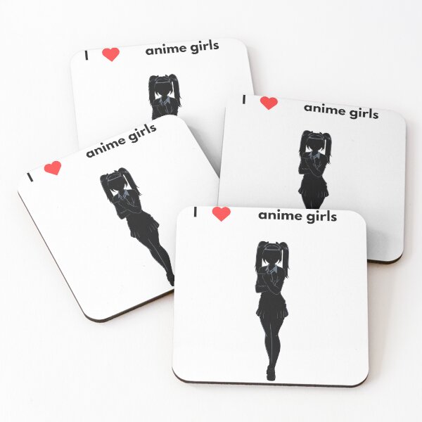 Item preview, I love anime girls - Funny Anime Quote designed and sold by Kouichi1990.