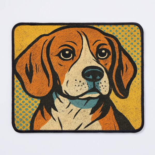 Item preview, Beagle Pop Art – Bold Retro Comic Style Dog Illustration for Beagle Lovers designed and sold by Beagletopia.