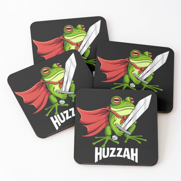 Item preview, Huzzah Frog with Sword designed and sold by Rassrus.