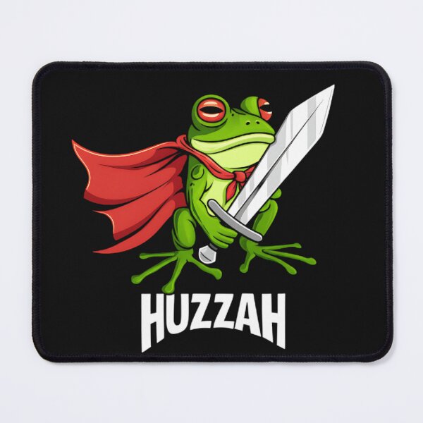 Item preview, Huzzah Frog with Sword designed and sold by Rassrus.