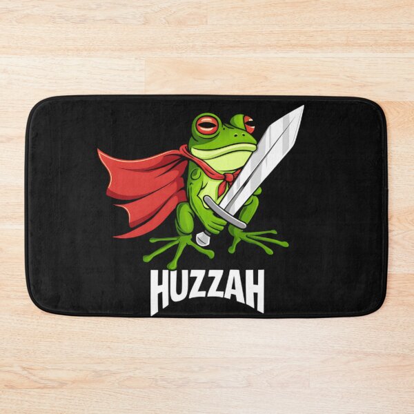 Item preview, Huzzah Frog with Sword designed and sold by Rassrus.