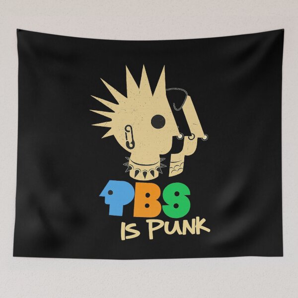 Item preview, Vintage PBS Is Punk  designed and sold by HeidixHDesigns.