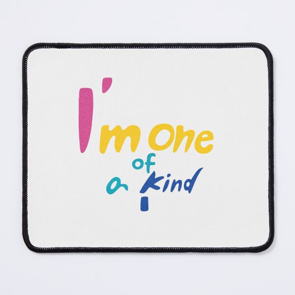 Item preview, I’m One of a Kind – Bold Colorful Typography Design designed and sold by karnlaunchlab.