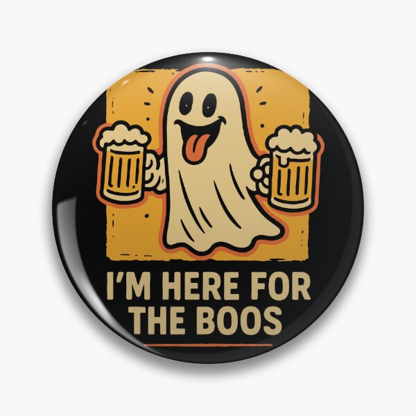 Item preview, I'm Here For The Boos Funny Halloween Saying designed and sold by LuminOrb.
