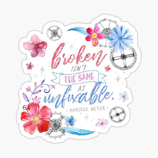 Item preview, Broken isn't the same designed and sold by Stella Bookish Art.