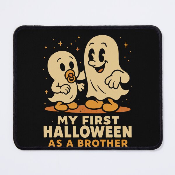 Item preview, My First Halloween As A Brother Cute Ghost designed and sold by LuminOrb.