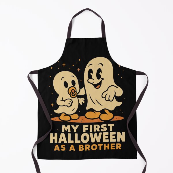 Item preview, My First Halloween As A Brother Cute Ghost designed and sold by LuminOrb.
